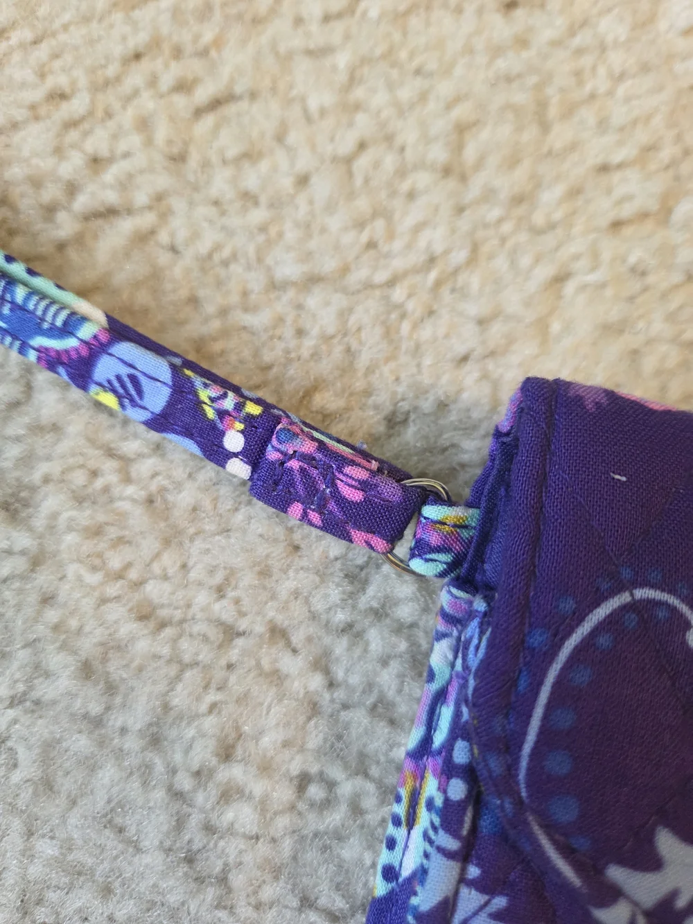 Vera Bradley Turn Lock Wristlet Wallet- Batik Leaves